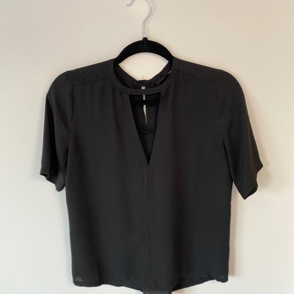 Olivaceous Blouse with Deep V Cut Out / Size S - Picture 1 of 1